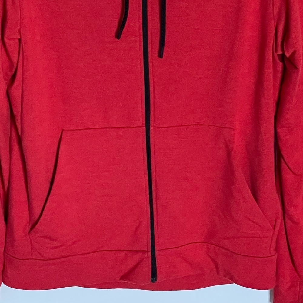 NIKE Men's Red Dri-FIT Training Fleece Full Zip Hoodie Size Medium 54262 - Picture 6 of 16